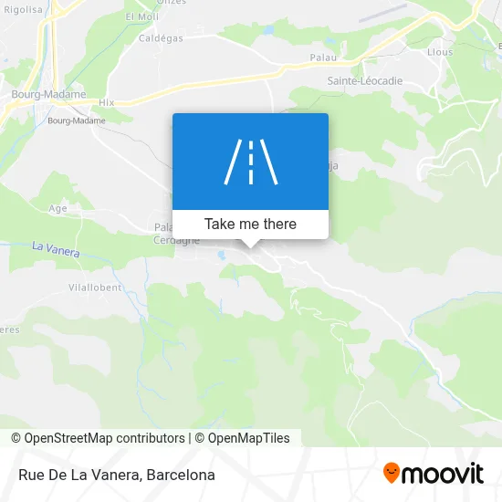 Rue De La Vanera map