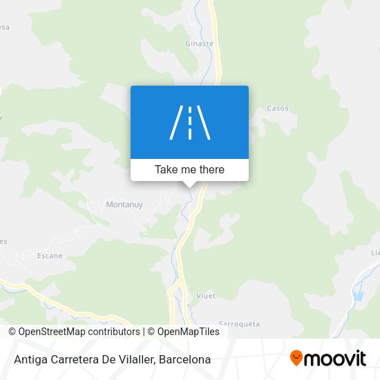 Antiga Carretera De Vilaller map