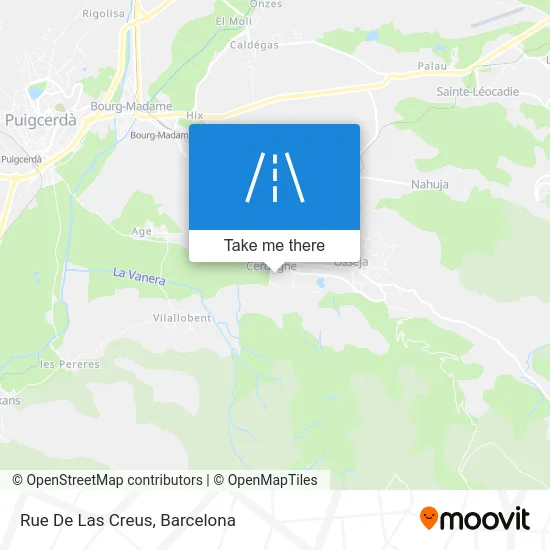 Rue De Las Creus map