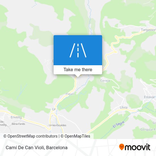 Camí De Can Violi map