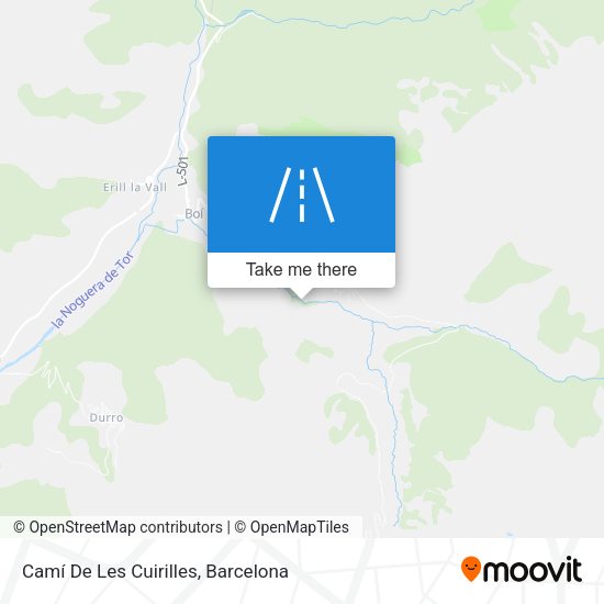 Camí De Les Cuirilles map