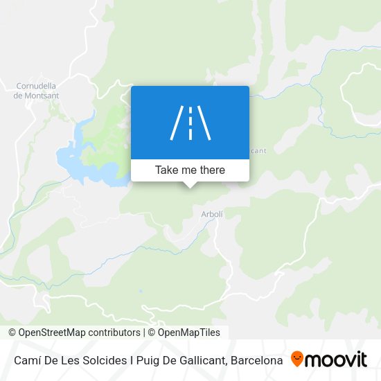 Camí De Les Solcides I Puig De Gallicant map
