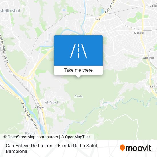 Can Esteve De La Font - Ermita De La Salut map