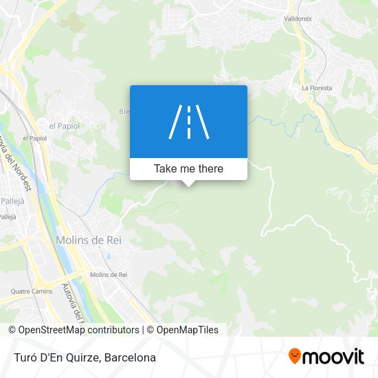 Turó D'En Quirze map