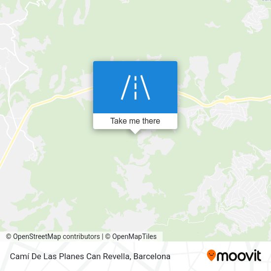 Camí De Las Planes Can Revella map