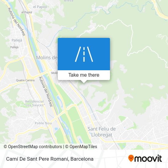 Camí De Sant Pere Romaní map