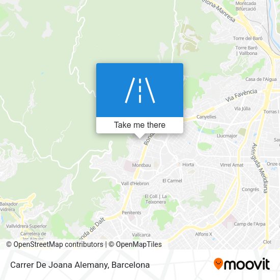 Carrer De Joana Alemany map