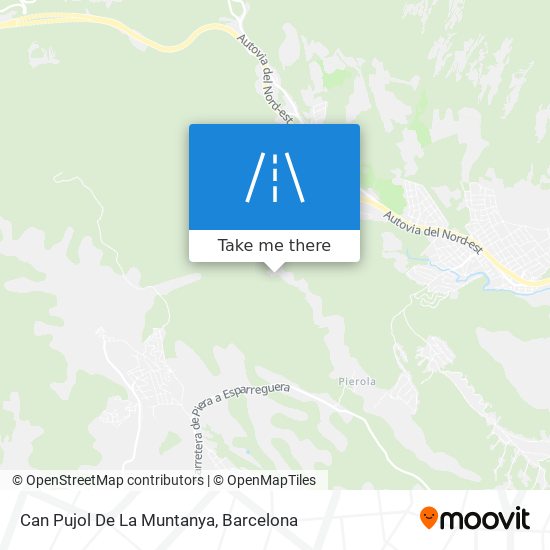 Can Pujol De La Muntanya map