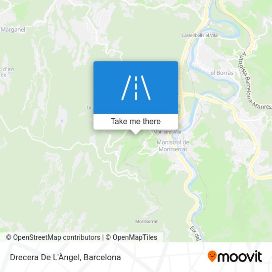 Drecera De L'Àngel map