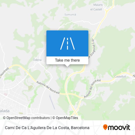 Camí De Ca L'Aguilera De La Costa map