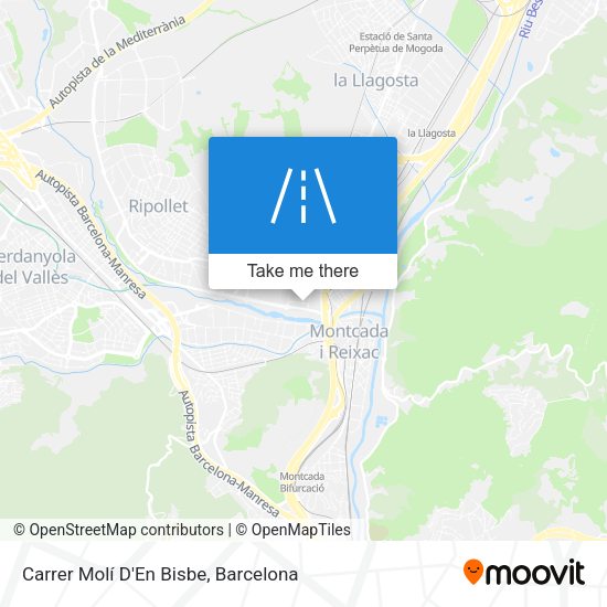 Carrer Molí D'En Bisbe map