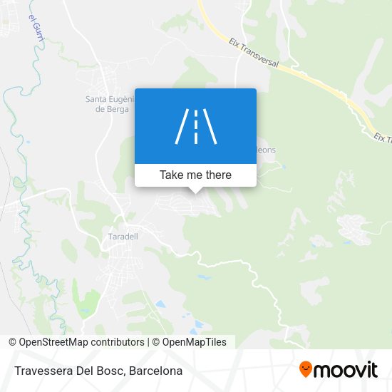 Travessera Del Bosc map