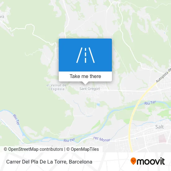 mapa Carrer Del Pla De La Torre
