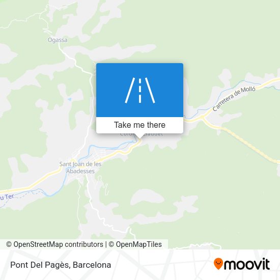 Pont Del Pagès map