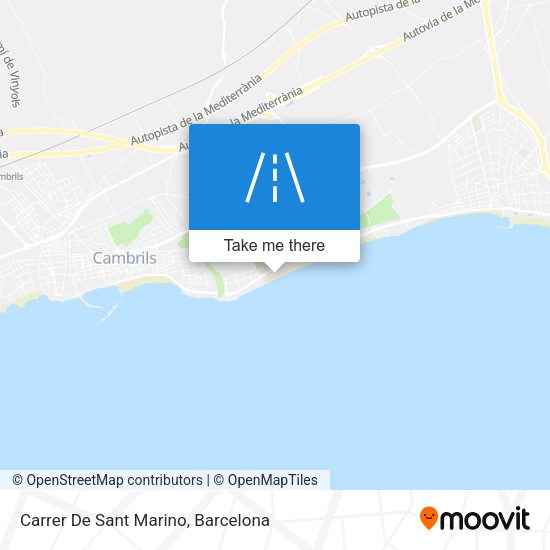 Carrer De Sant Marino map