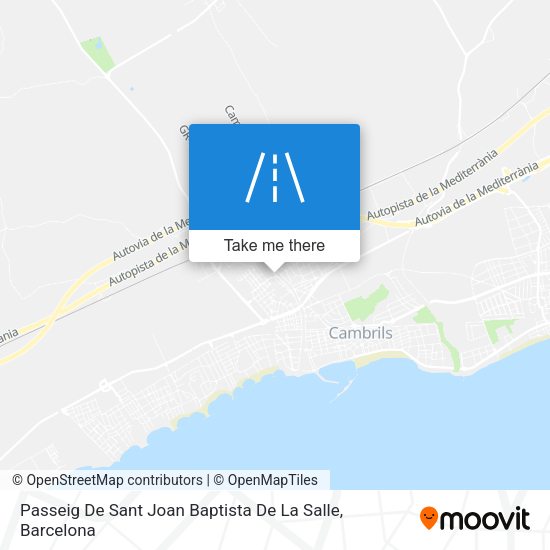 Passeig De Sant Joan Baptista De La Salle map