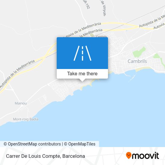 Carrer De Louis Compte map