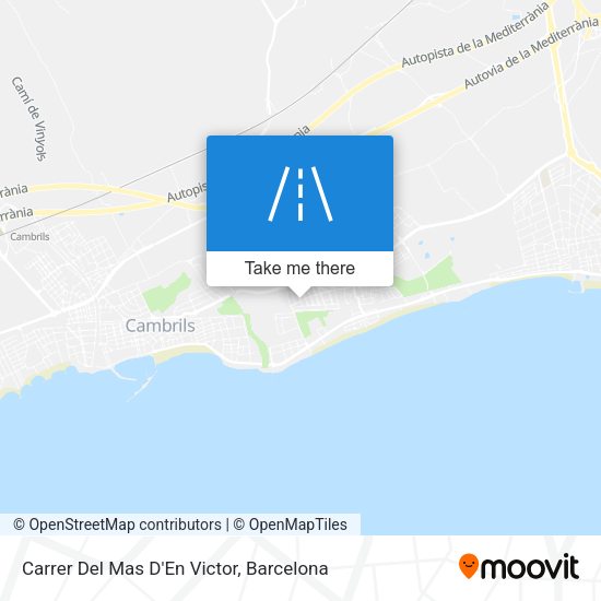 Carrer Del Mas D'En Victor map