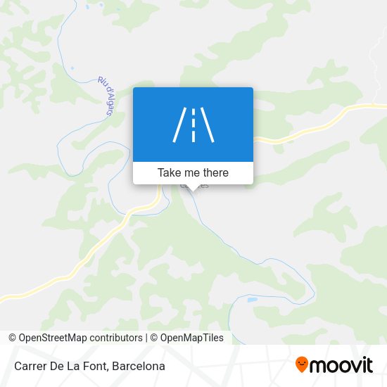 Carrer De La Font map