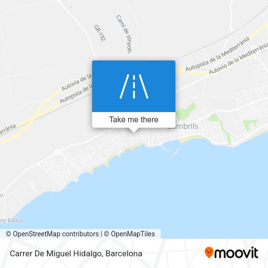 Carrer De Miguel Hidalgo map