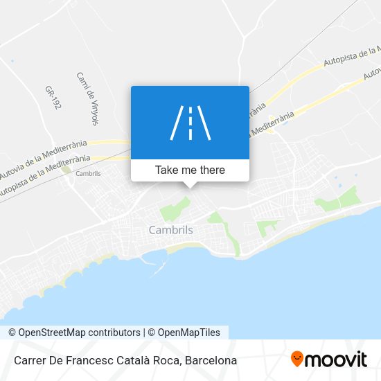 Carrer De Francesc Català Roca map