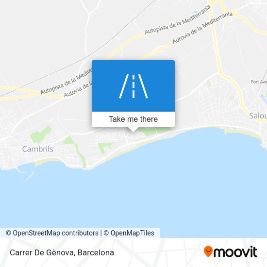 Carrer De Gènova map