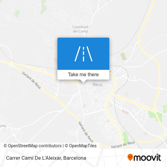 Carrer Camí De L'Aleixar map