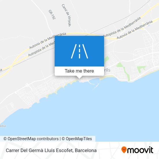 Carrer Del Germà Lluís Escofet map