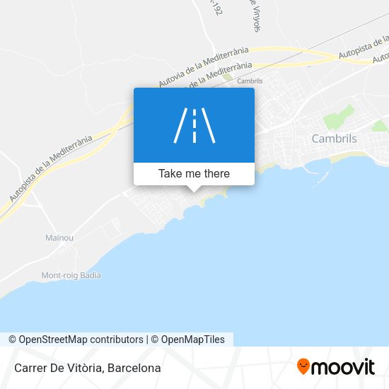 Carrer De Vitòria map