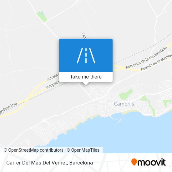 Carrer Del Mas Del Vernet map