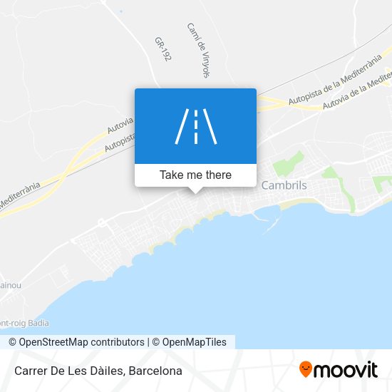 Carrer De Les Dàiles map
