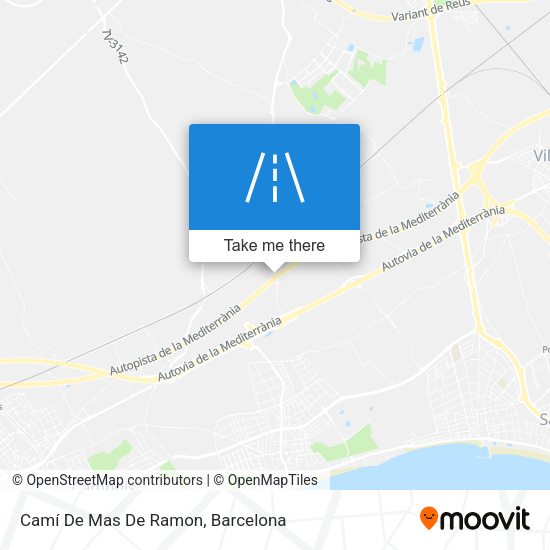 Camí De Mas De Ramon map