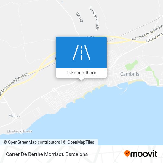 Carrer De Berthe Morrisot map