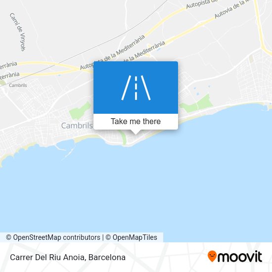 Carrer Del Riu Anoia map