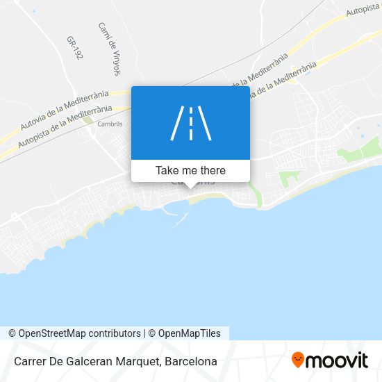 Carrer De Galceran Marquet map