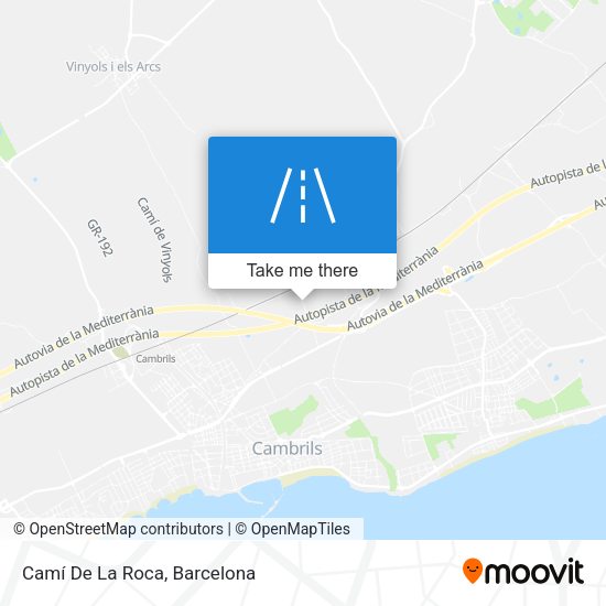 Camí De La Roca map