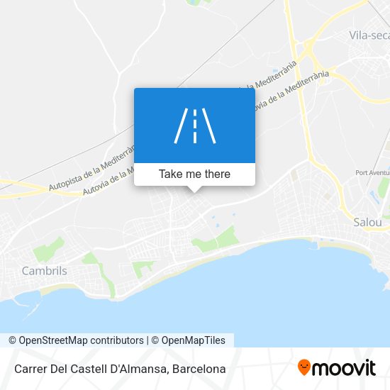 Carrer Del Castell D'Almansa map