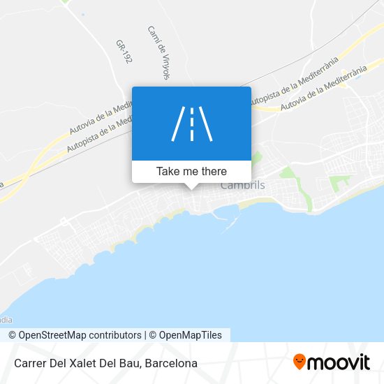 Carrer Del Xalet Del Bau map
