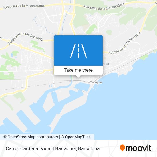 Carrer Cardenal Vidal I Barraquer map