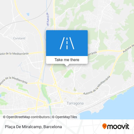 Plaça De Miralcamp map