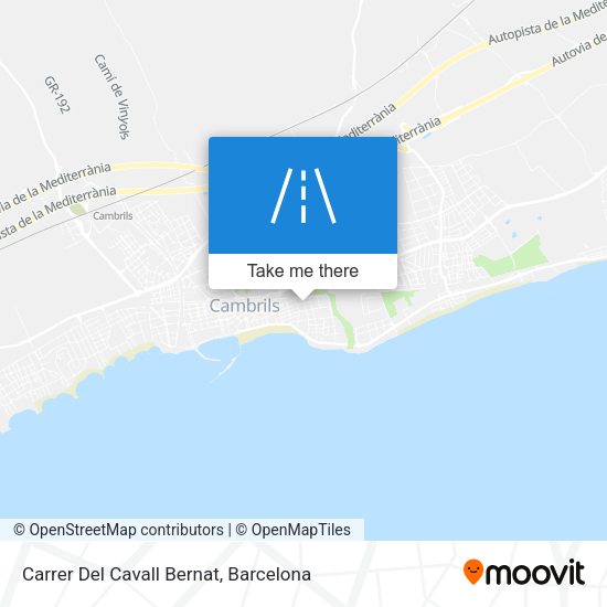 Carrer Del Cavall Bernat map