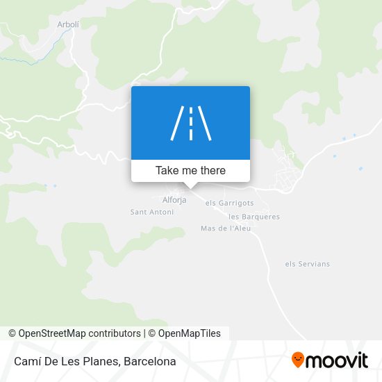 Camí De Les Planes map