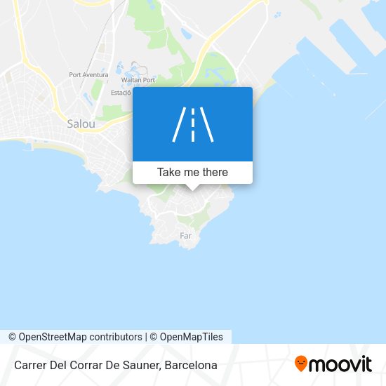 Carrer Del Corrar De Sauner map