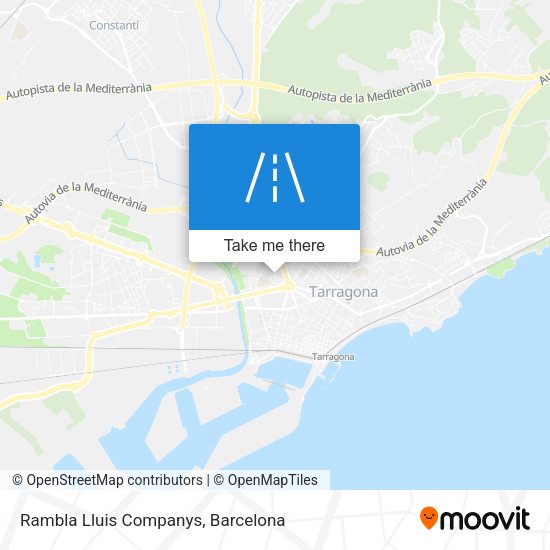Rambla Lluis Companys map