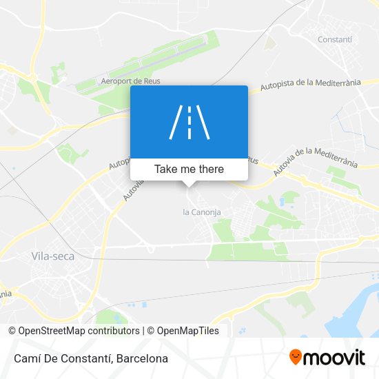 Camí De Constantí map