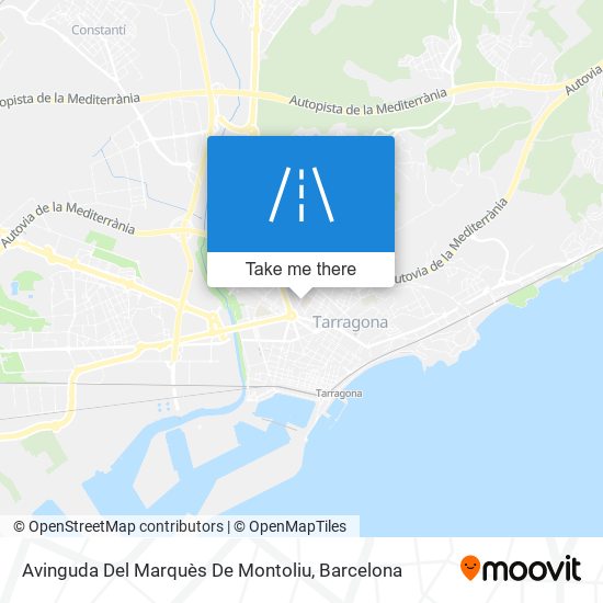 Avinguda Del Marquès De Montoliu map