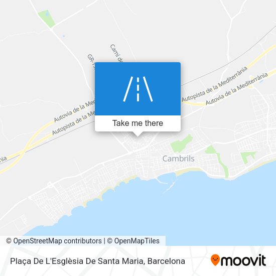 Plaça De L'Esglèsia De Santa Maria map