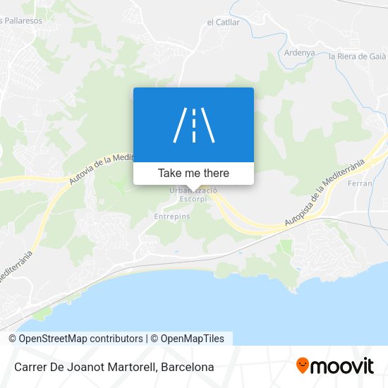 Carrer De Joanot Martorell map