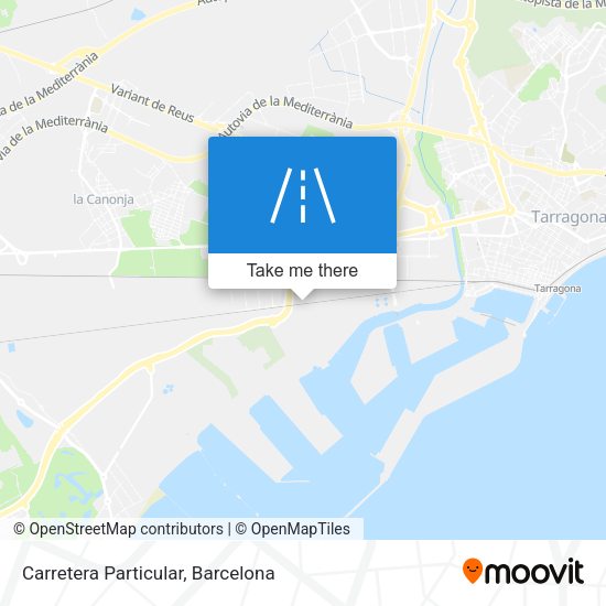 Carretera Particular map