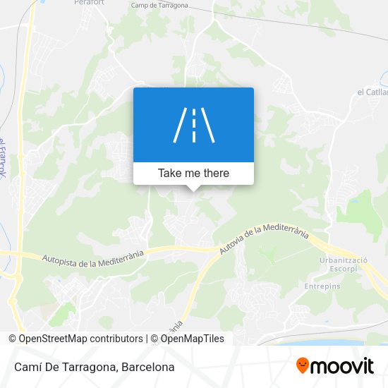 Camí De Tarragona map